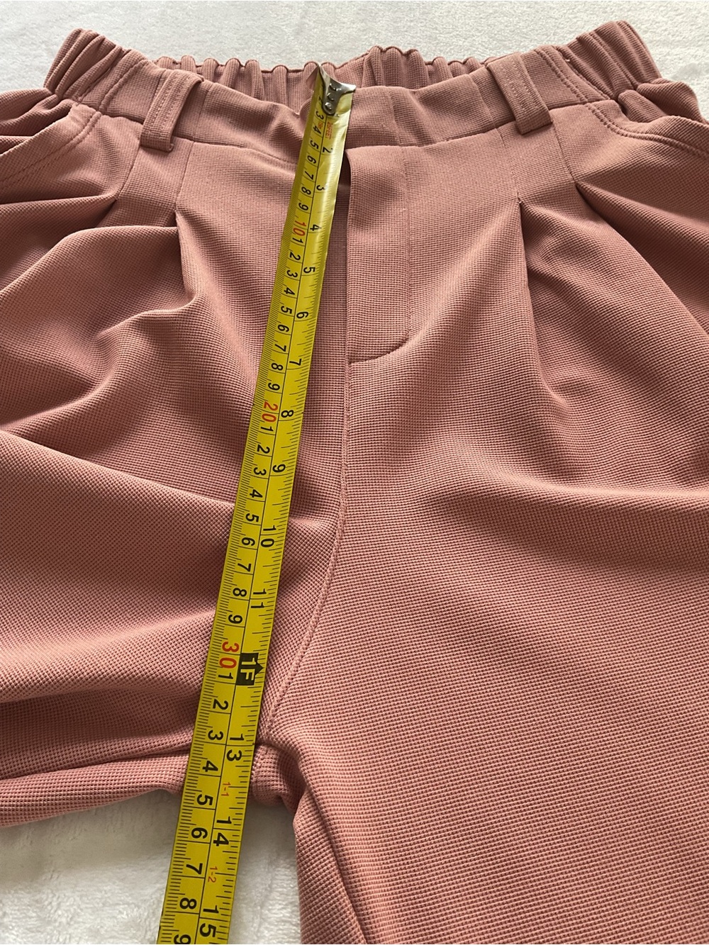 Halara S Petite Pink High Rise Wide Leg Pleated Pants - Picture 11 of 12
